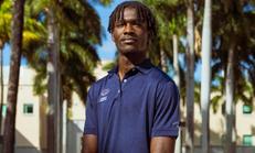 Florida Atlantic University student Hasan Dickinson on campus In Boca Raton, Fla., on Feb. 16. 